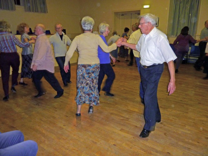 Scottish Country Dancing in action. 